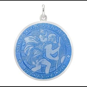 Betteridge Sterling Silver St. Christopher’s medal